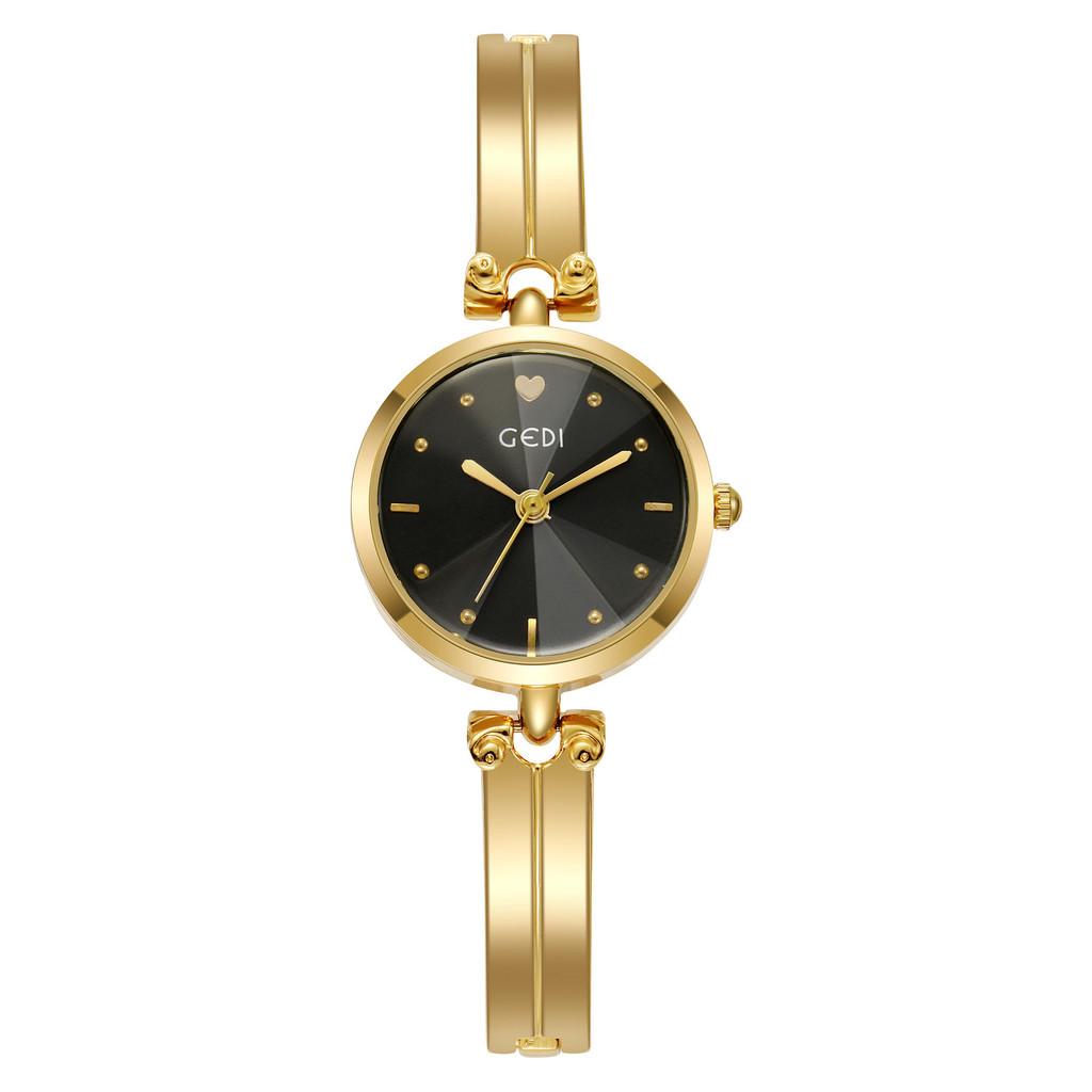 Ladies Quartz Watch With Waterproof Alloy Band And Decorative Dial For Casual Wear