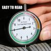 Zinc Alloy Tire Tread Depth Gauge Portable Design for Accurate Wear Inspection Easy Measurement on Various Vehicles