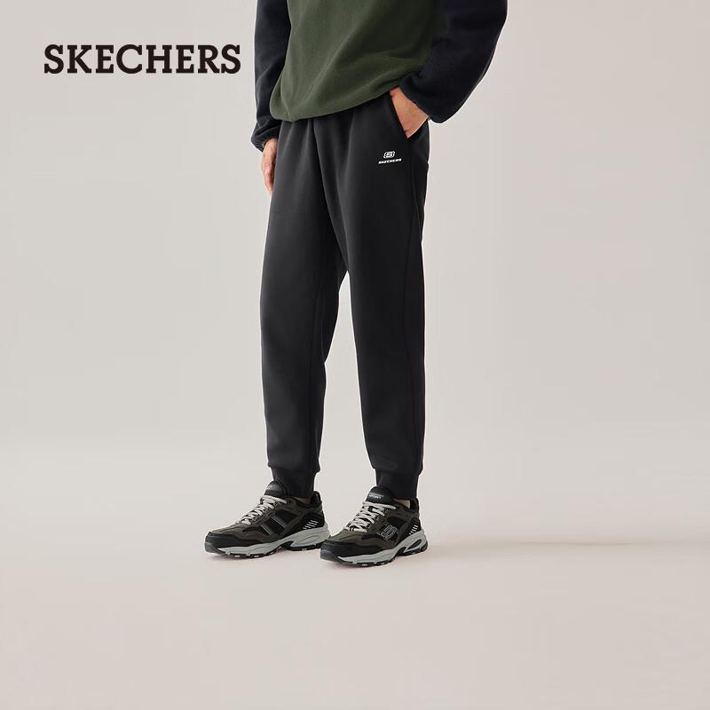Skechers Men's L325M105 Fleece-Lined Casual Sweatpants