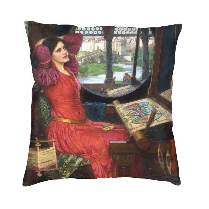 John William Waterhouse The Soul Of The Rose Pillow Case 45x45cm Decor Home Vintage Oil Painting Chair Cushion Square Pillowcase