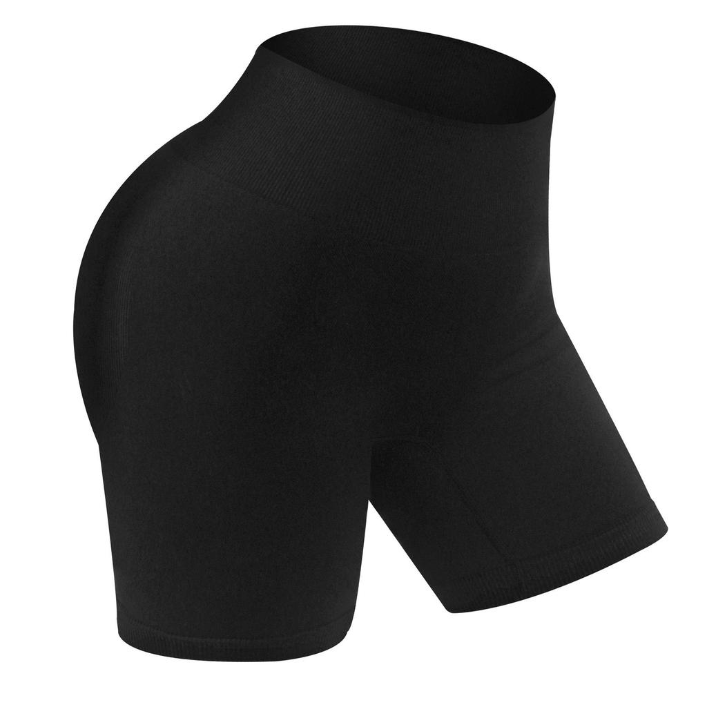 Women's High Waist Peach Hip Seamless Yoga Shorts - Quick Dry, Butt-Lifting, Three-Quarter Length