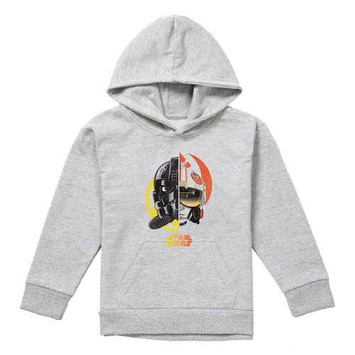 Star Wars Childrens/Kids Helmet Split Heather Hoodie