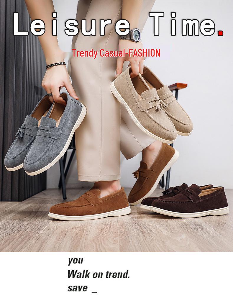 Plus Size Women's 2025 Casual Low-Top Moccasins and Men's Cross-Border Loafers