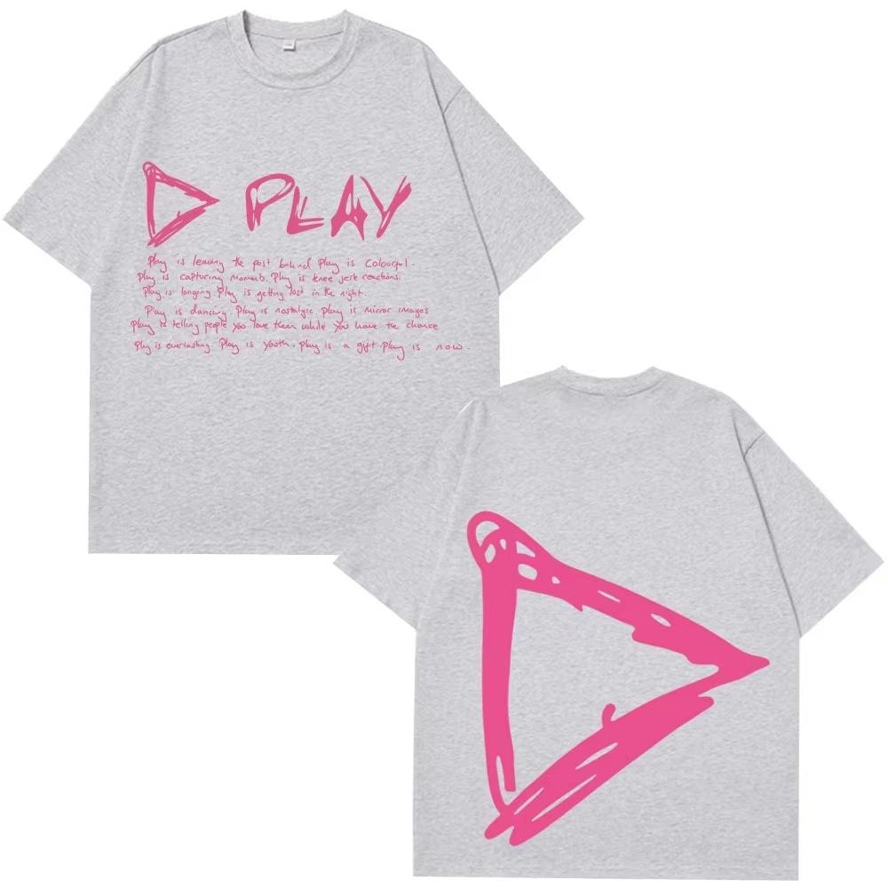 Ed Sheeran Play Tour New Mens TShirt  Stylish Harajuku Street Style Loose Fit Casual Suitable for Couples  Streetwear Top