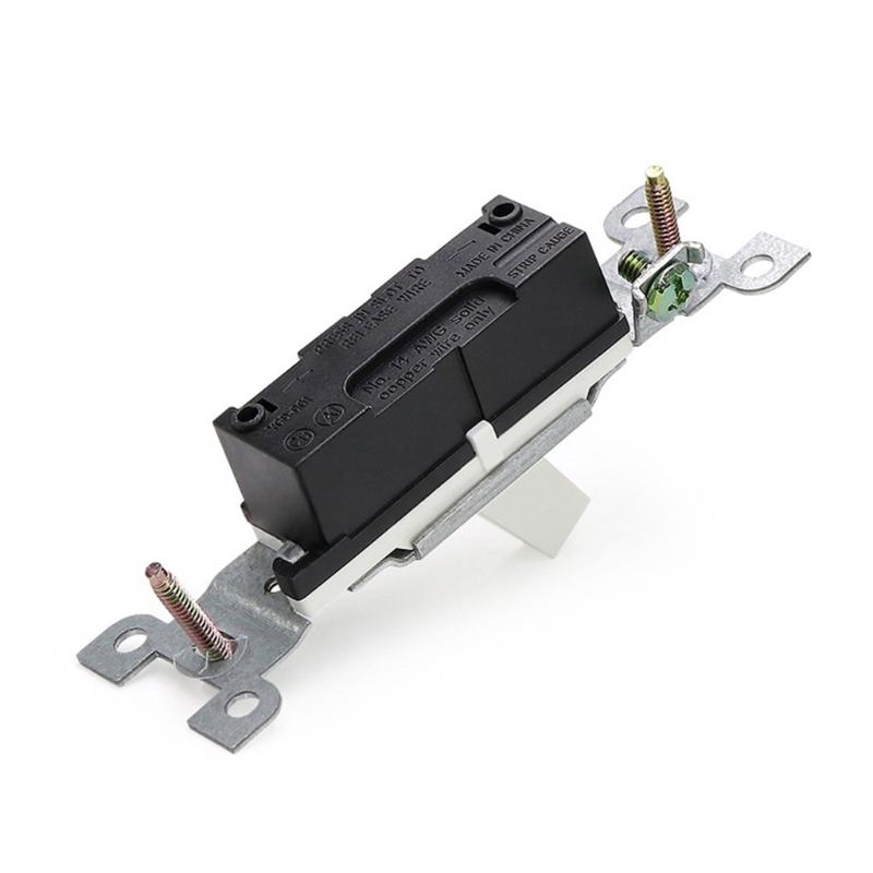Adjustable Brightness Single Poles Toggle Switches Electric Dimmer Switches for LED Incandescent Bulbs Easy To Install