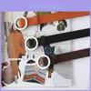 Simple Solid Color Square Circular Buckle Decor Women Belt With No Hole Design For Office And Casual Wear