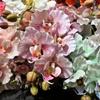 Real Touch Fake Phalaenopsis Flower 9-Heads Silk Phalaenopsis Orchid  Wedding Decoration