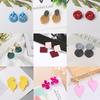 Colorful Metal Dangle Earrings for Women Personality Fashion Drop Earrings Flower Heart Pendants Earrings Pendientes Mujer