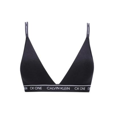Solid Logo Triangle Cup Bra Women Underwear Black QF5730-001