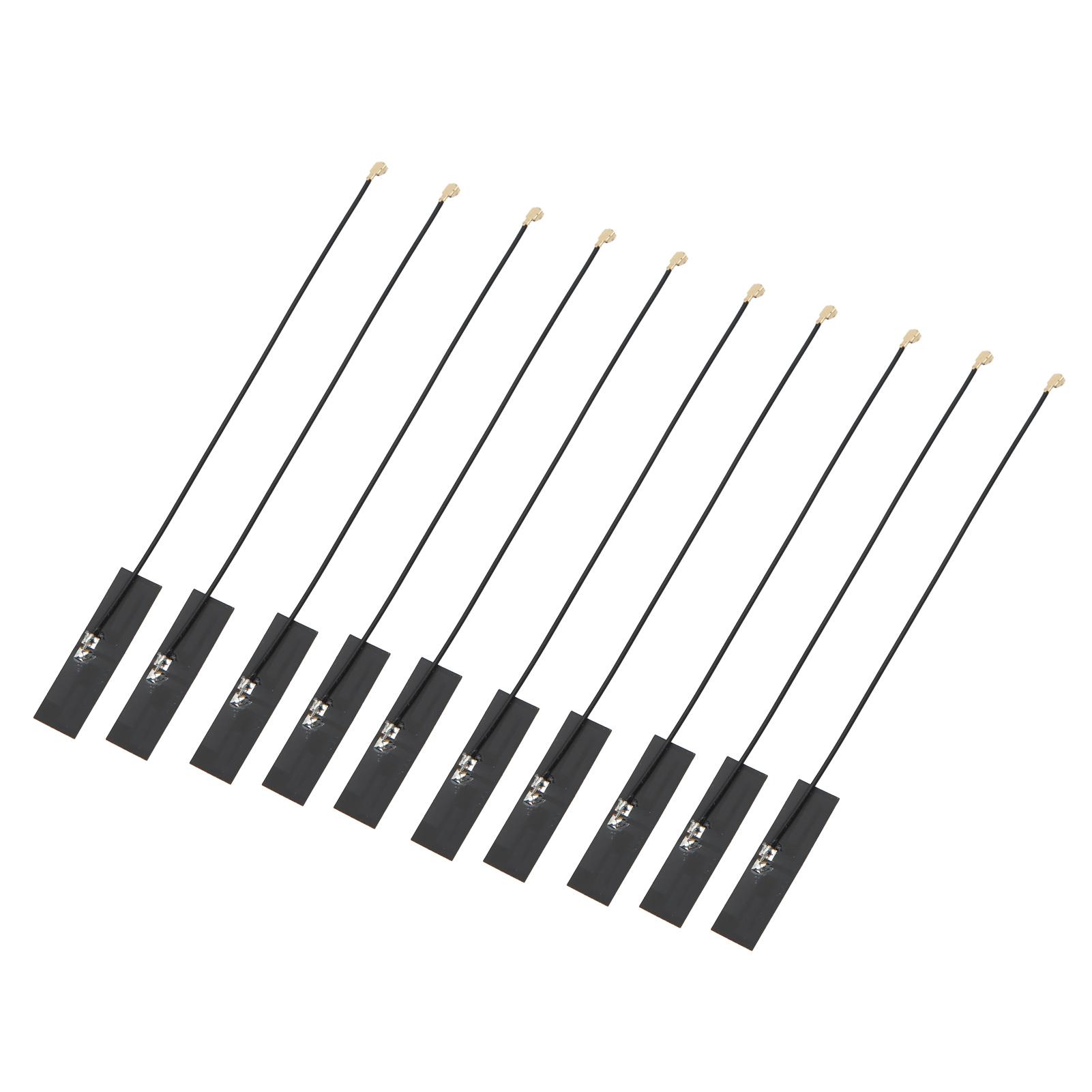 10 stuks NZ2.4GFPC008 Ingebouwde FPC Antenne 2.4G 24002500MHz 5dBi Ingebouwde Antenne voor Draadloze Bewaking Smart Home(IPEX