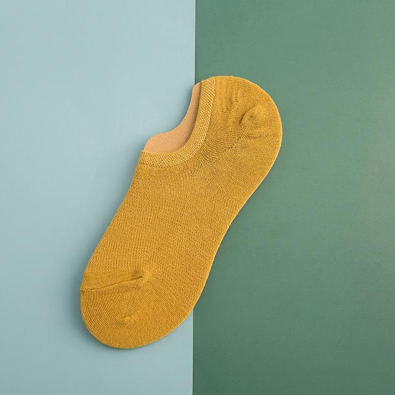

Женские носки-невидимки в японском стиле - Однотонные, Влагоотводящие, С низкой посадкой, Идеальны для весны и лета One Size жёлтый/имбирный