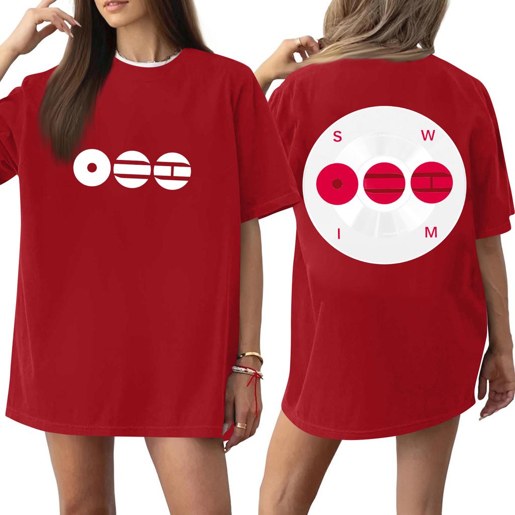 Women's Casual Letter Print Short-sleeved Top T-shirt