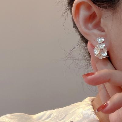Multifunzione Bianco Conchiglia Fiore Perla Orecchini Lunghi Per Le Donne Personalità Nuova Moda Gioielli All'ingrosso