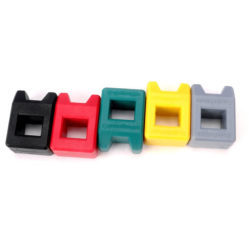 Large Fast-Recharge Screwdriver Bit Magnetizer/Demagnetizer with Strong Magnetic Ring