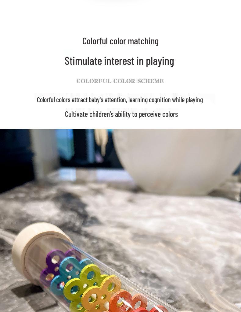 Rainstick Orff Percussion Instrument: Rainbow Hourglass Sound Simulator, Guiro Maraca for Early Education Music Classes