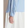 Chuyu Women's Pleated Lapel Lyocell Shirt