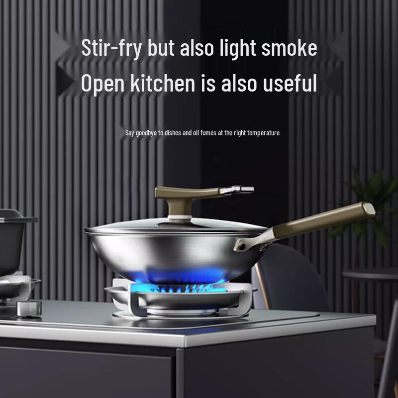 Chui Da Huang 32CM Multi-layer Titanium Wok