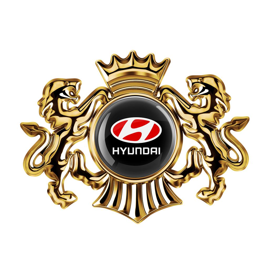 3D Metal Styling Car Decal Car Badge Tail Badge Decorative Sticker Fender Emblem For Hyundai Genesis I10 I20 I30 I40 IX20 IX35 XX5