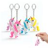 Süßer Regenbogen-Einhorn-Schlüsselanhänger Kreativer Regenbogen-Pferde-Schlüsselanhänger Anhänger für Mädchen Einhorn-Geburtstagsgeschenke Mitgebsel Tasche Schmuck Dekoration
