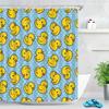 HBU23Anime Cute Duck Printed Shower Curtain Cartoon for Bath Waterproof Bathroom Curtain Durable Bath Screen Bathroom Decor Fu7$