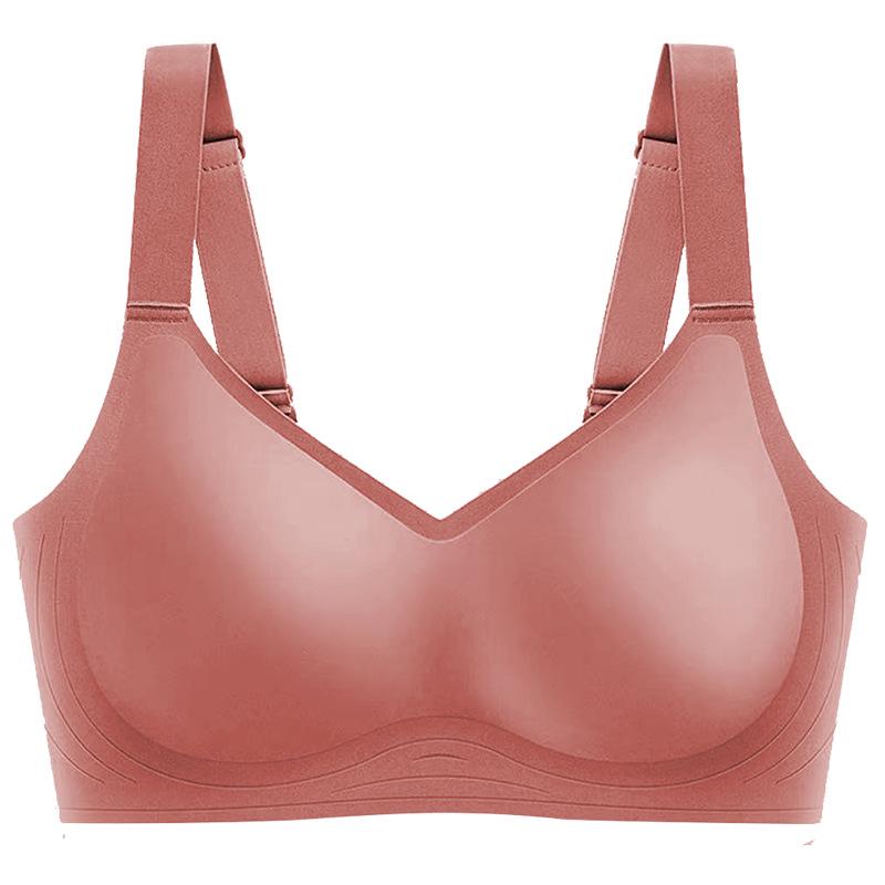 Bezešvá push-up podprsenka pro plnoštíhlé ženy - Bez kostic, Boční opora