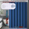 Pokročilá námořnická modrá jednoduchá moderní velmi jednoduchá jednobarevná koupelnový sprchový závěs koupelnový dělící závěs Vodotěsný PEVA mater