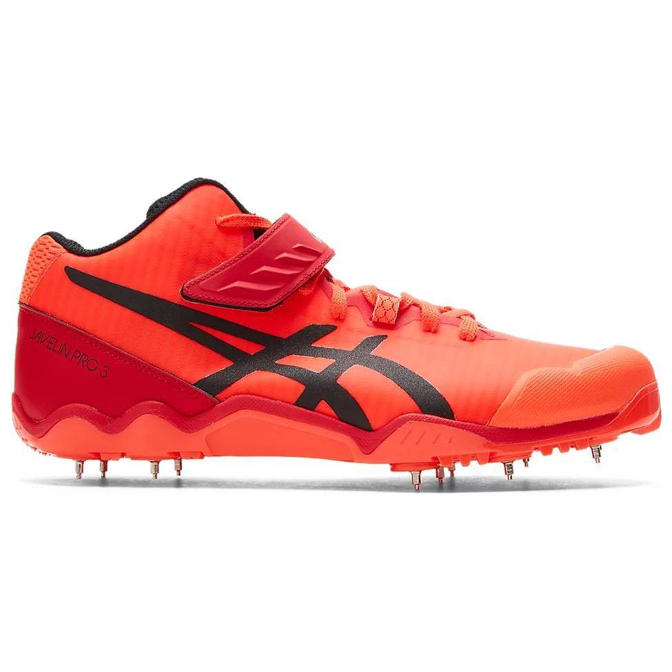 ASICS Men's TRIPLE JUMP PRO 3 Track & Field Jumping Shoes Sunrise Red Black 1093A179-701