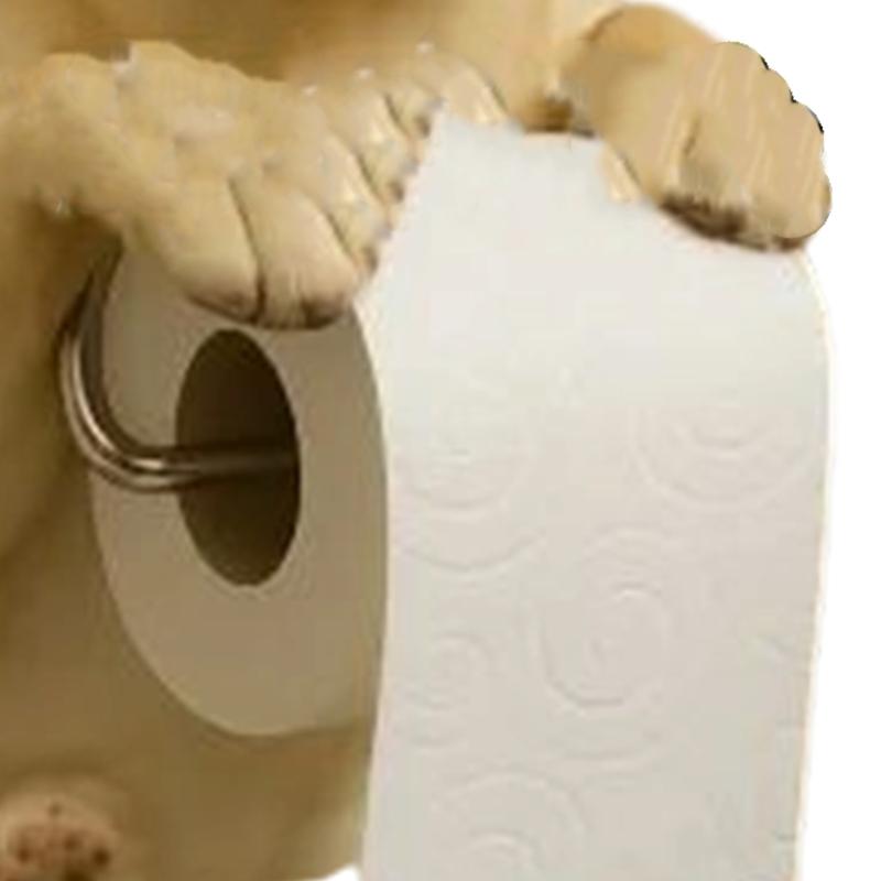 Eleganter Hunde-Design Harz Taschentuchspender Vielseitige Badezimmer-Küchen-Dekorationen Langlebiges Haushaltsartikel für den täglichen Gebrauch