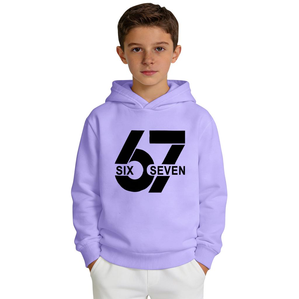 Boys' Printed Hooded Long,Sleeve Sweatshirt Casual Sports Comfort Sweatshirt