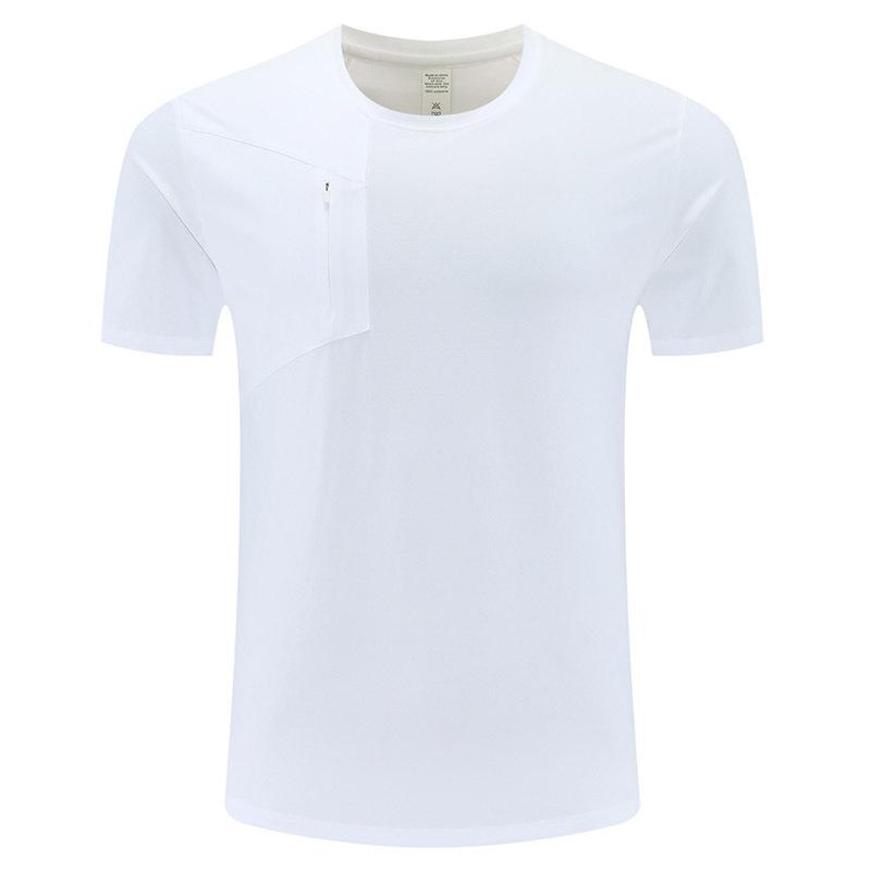 Quick-drying short-sleeved t-shirt men's outdoor sports round neck breathable sweat-absorbing fitness running mountaineering cycling