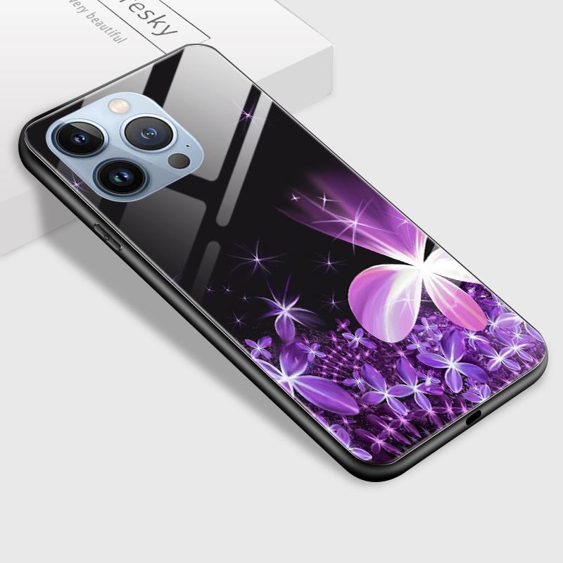 Tempered Glass Phone Case For Samsung A12 A16 A32 A53 S20FE S23 S25 Honor20 X6A 90Lite 9X Huawei Y9Prime2019 P30Lite Soft Edge Shockproof Smooth Shell