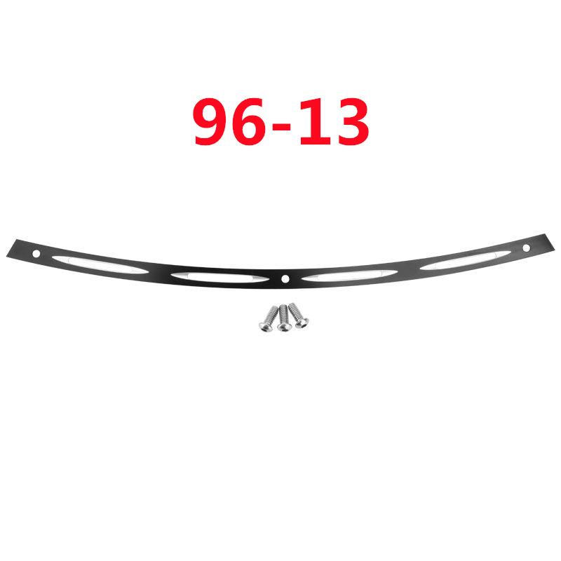 For Harley Electra Street Tri Glide 1996-2013 2014-UP Motorcycle Black Chrome Windshield Batwing Fairing CNC Trim Windscreen