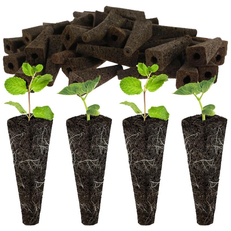Planting Cotton Seed Grow Sponges Hydroponics Starter Replacement Root Growth Sponges Gardening Pod Garden Planting Accessories