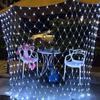 DC24V 6X4M Large Net Lights Outdoor 672 LED Net Mesh Fairy String  Light Garland 8 Modes Tree Warp Light for Bush Shrubs Decor