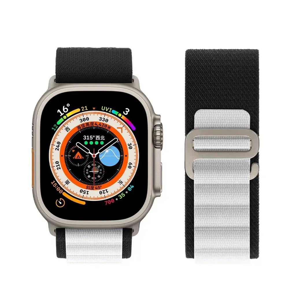 Alpine Loop Band for Apple Watch Strap 49mm 44mm 40mm 45mm 41mm 42mm 38mm Bracelet iWatch Ultra Series 7 6 5 3 Se 8 9 CorreaBelt