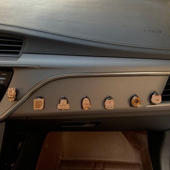 Piękny hak do organizera wnętrza samochodu, antypoślizgowy, zdejmowany dekoracyjny