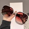 2025 High-End Trendy Polarized Sunglasses: Large Frame, Anti-UV, Unisex, Slim Face Effect