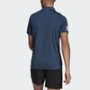 Adidas Club 3-Stripes Tennis Casual Short Sleeve Polo Men Tops Navy GL5458