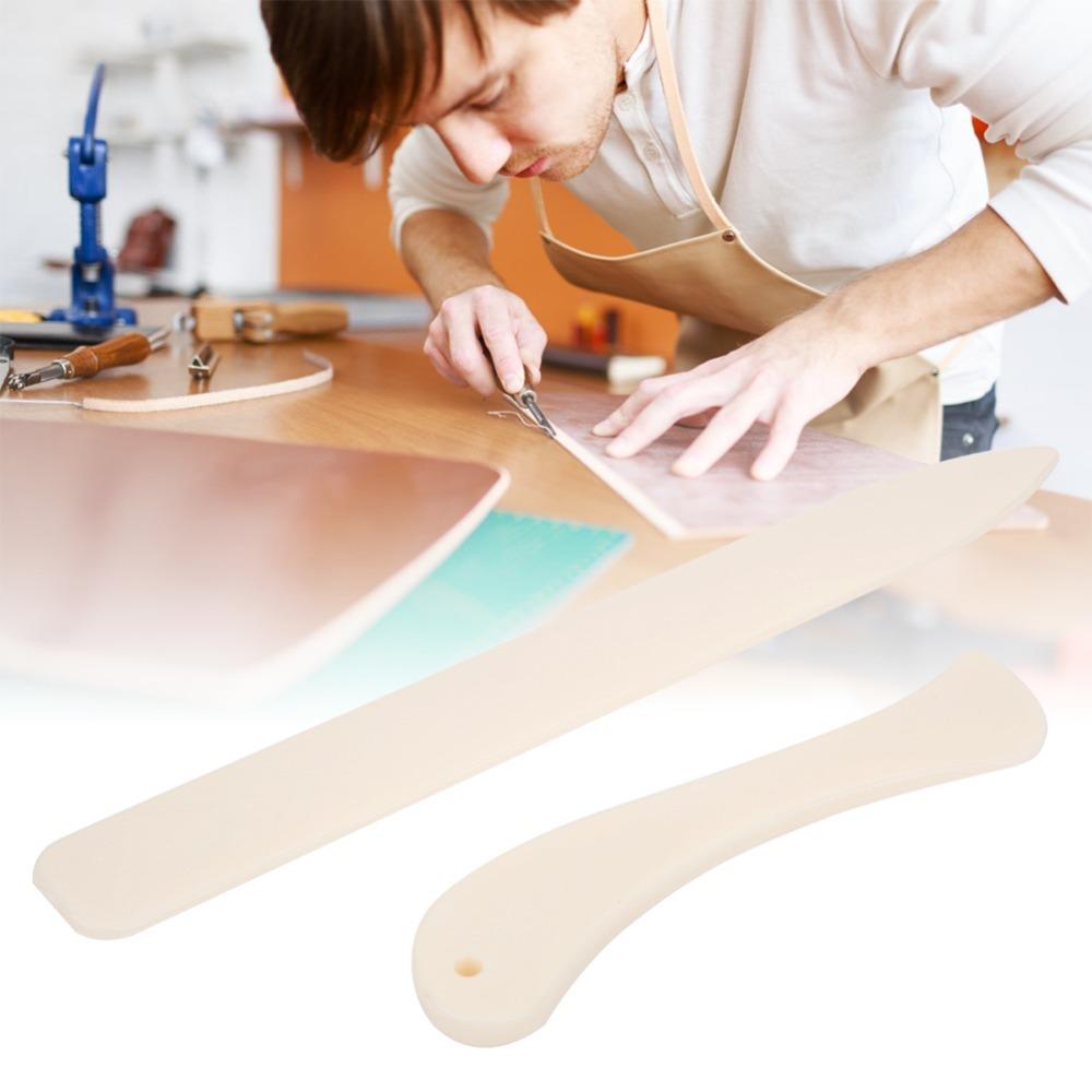 2 gab. Balts ABS kaula locītājs Manuāls instruments Iezīmēšanas instruments Izsekošanas instrumenti Papīra locītājs DIY rokdarbi