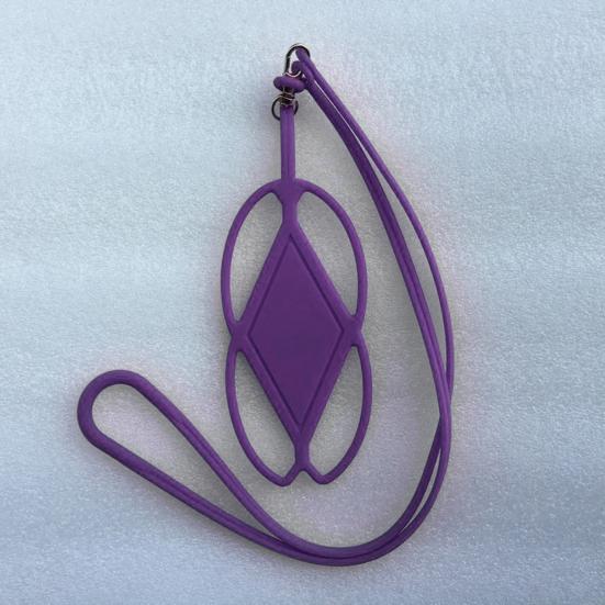 Silicone Strap High Elasticity Wear-resistant Strong Load Bearing Free Your Hands Cover Protective\ Silicone Phone Lanyard Neck Strap Phone Accessory