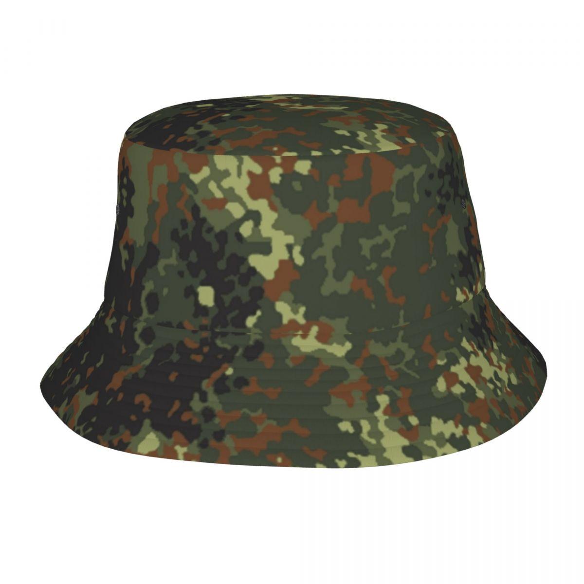

Erbsenmuster Pea Dot German Camo Bucket Hat Women Unisex Unisex Fashion Military Army Camouflage Summer Fisherman Cap Кепка One Size