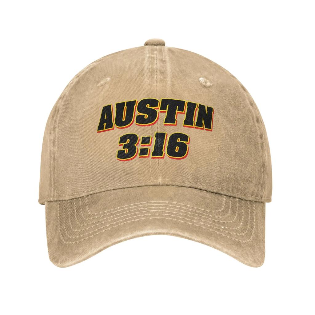 Gewaschene Baseballkappe WWE Trikot Stone Steve Austin Kalter Sommer Trucker-Mütze Für Unisex-Teenager Street Style Sonnenschnappkappe