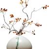 Zen Dried Flowers Vase Ornament for Dining Table, Entrance Hall, Living Room, or TV Cabinet