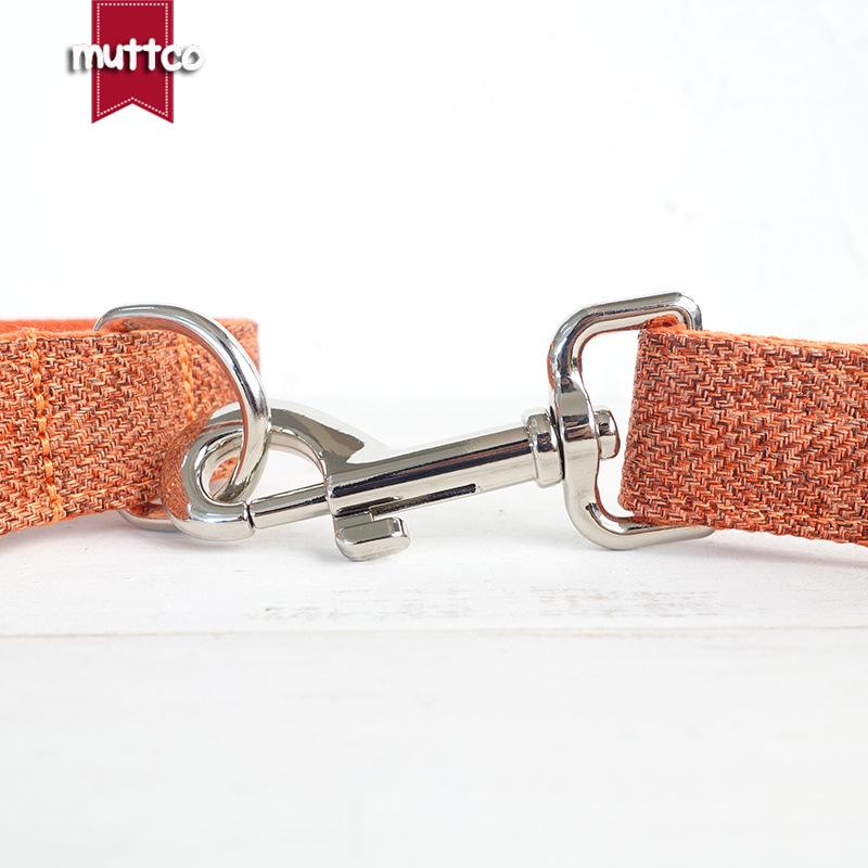 MUTTCO Adjustable Anti-Lost Dog Collar with Bow Tie UDC-069
