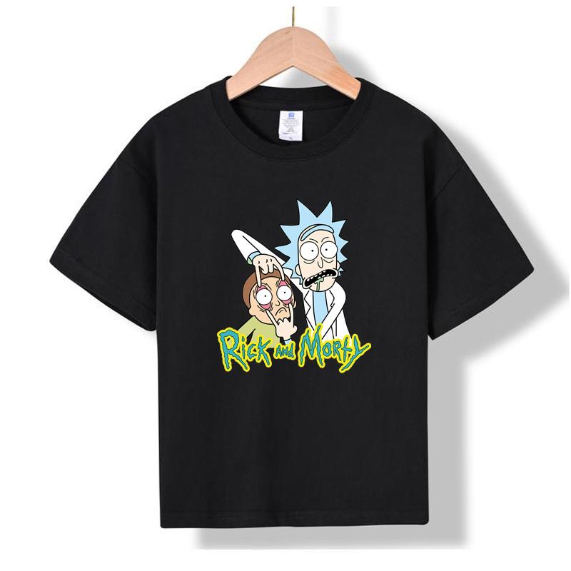 MC-68 MINISO 2026 Summer New Printed Cotton Round Neck T-shirt for Children Aged 1-16, Boys and Girls 100