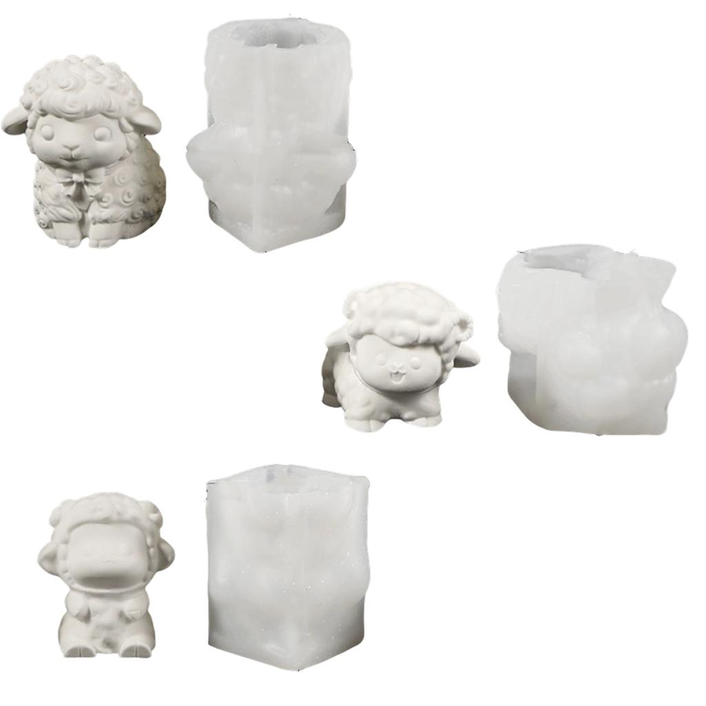 Silicone Candle Mould In Lovely Sheep Designs Ideal For Enthusiasts And Craft Lovers