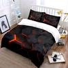Modern Hexagon Design Set Multiple Sizes Kid'S And Adults' Bedroom Exquisite 3Pc Bedding Set, Gift