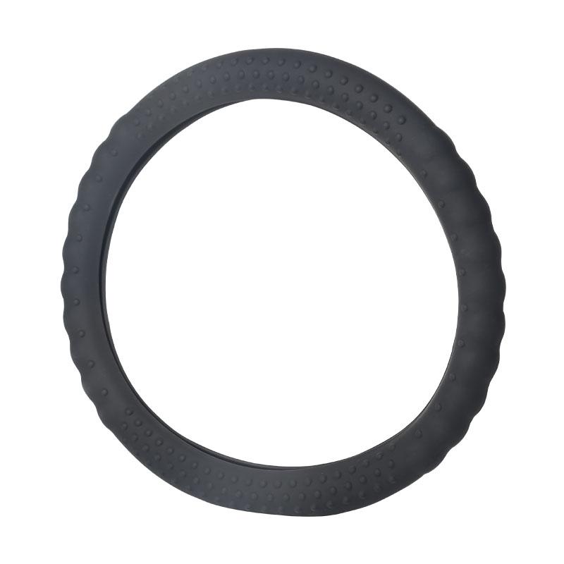 Silicone Steering Wheel Cover Suitable for 38cm Diameter Car Accessories Interior Steering Wheel Protective Decoration Universal