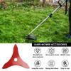 3 Tooth Design Brush Cutter Cutting Plate Grass Cutter Lawn Mower Cutter  Grass Trimming