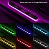 LED Wireless Welcome Pedal Car Scuff Plate Door Sill Light For Subaru STI OUTBACK JLG8 wvr BRZ XV Impreza Forester Legacy Ascent